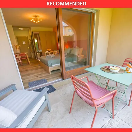 Apartment Thermal, Design, Terrasse