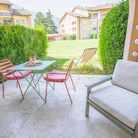 Apartment Thermal, Design, Terrasse